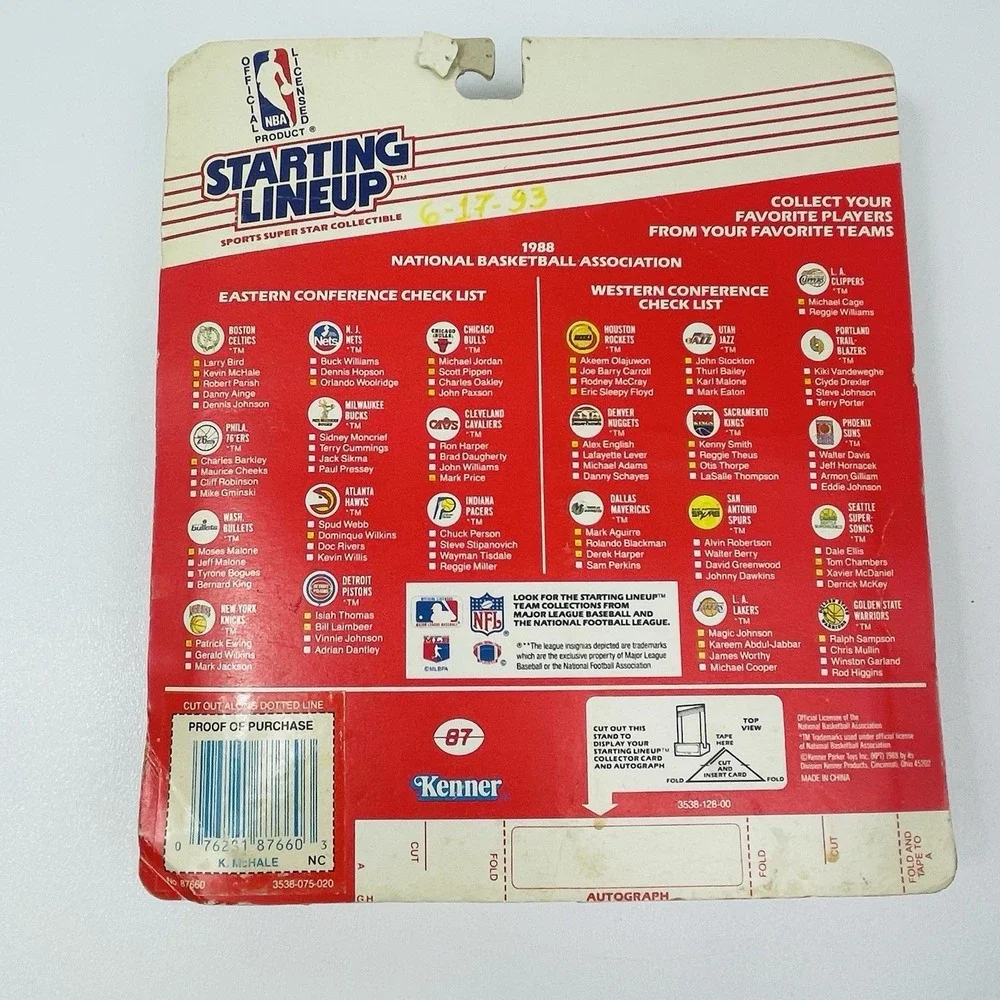 1988 Starting Lineup Kevin McHale Sealed in Box Boston Celtics SLU NBA